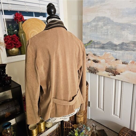 VTG John Roberts Preppy Tan Western Flare Blazer Jacket. - Picture 7 of 15